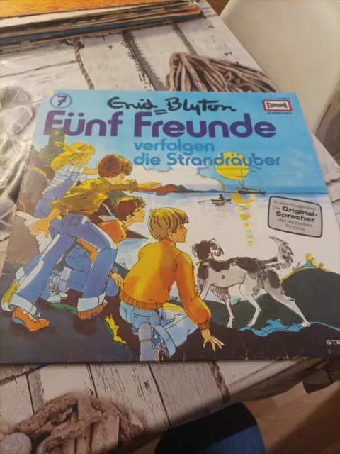 enid blyton 5 freunde Verfolgen Die Strandräuber Vinyl 12"