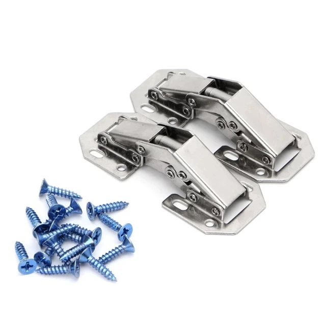 Zinc Alloy Hidden Cabinet Hinges for Flush Look