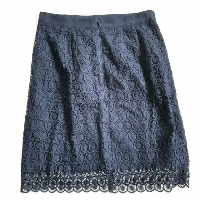 NEW Ann Taylor LOFT Womens Lace Crochet Overlay Pencil Skirt Size 2 $69