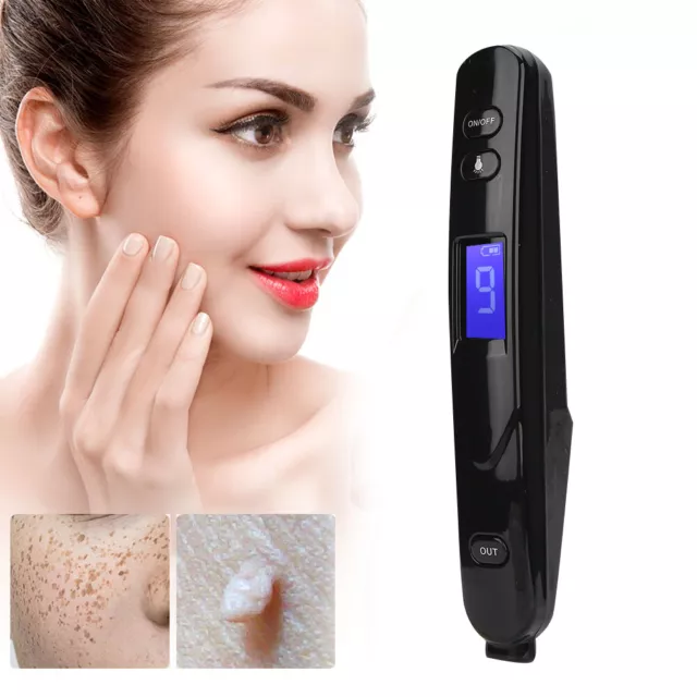 Laser Face Wart Tag Freckle Removal Machine Skin Mole Dark Spot Remover Pen