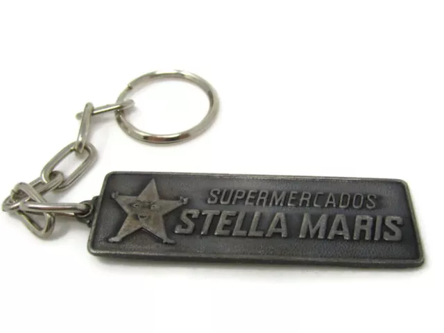 Stella Maris Supermercados Brazil Supermarket Vintage Keychain
