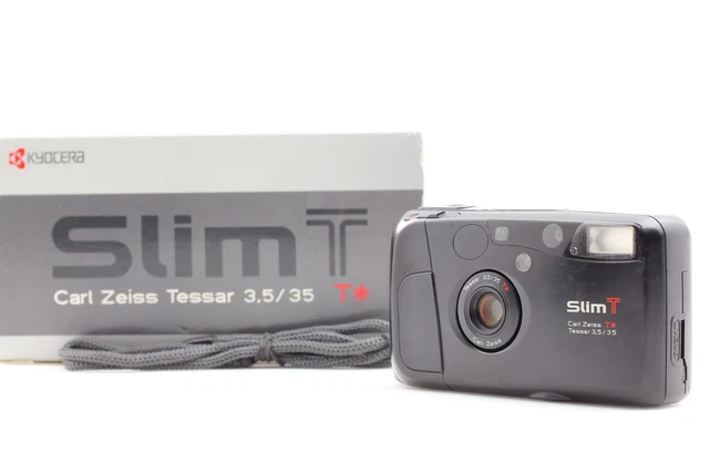 N MINT IN Box] Kyocera Slim T Yashica T4 35mm Point & Shoot Film