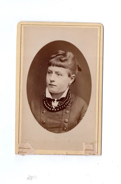 CDV Foto Damenportrait - Nürnberg 1880er