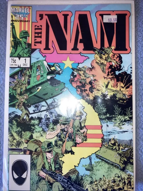The 'Nam #1 Vietnam War-Original 1986 1st Edition-Marvel Comics-Great Condition!