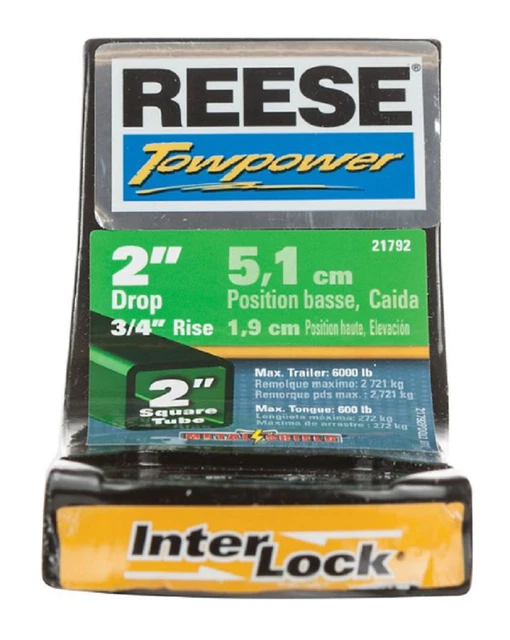 Reese 2179233 1in Codolo 2in Goccia 600lb Tw Cappello Blocco Veloce Carico Sfera