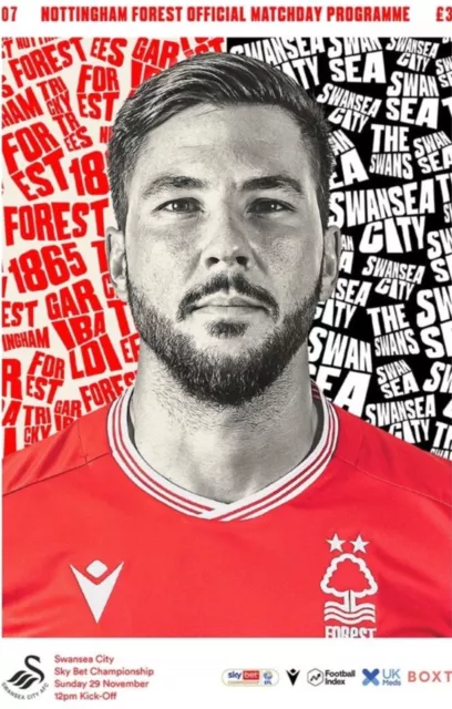 Nottingham Forest v Swansea City 20/21 programme