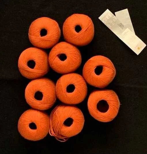 Lot De 12 Pelotes Vintage SOFIL Coton Mercerisé - Couleur Ivoire - Neuf - Fil Pour Tricot/crochet