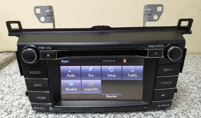 Toyota Rav4 13-18 Pantalla táctil reproductor de cd con 86140-42460 Oem ID