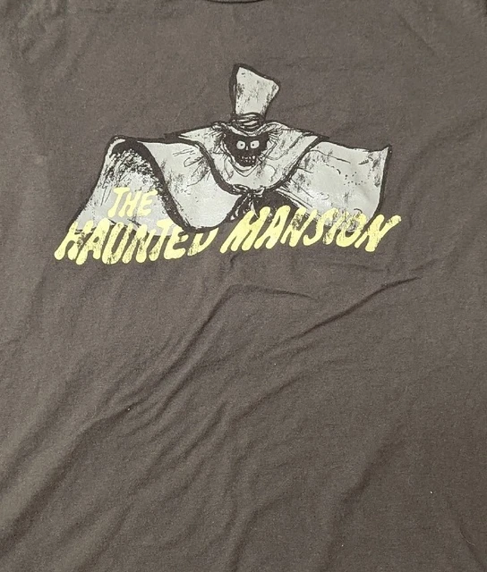 Rare Disney The Haunted Mansion Hatbox Ghost Theme Park Shirt 2 XL