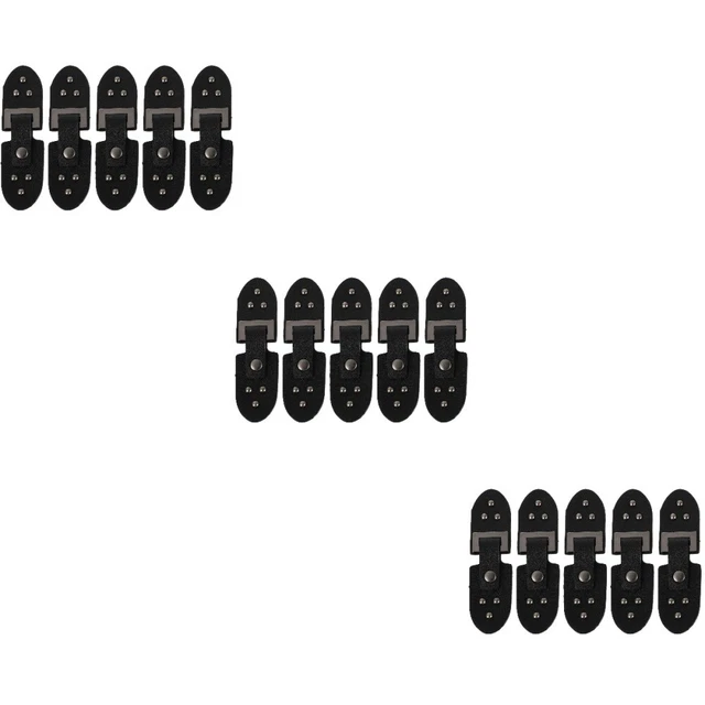 15 Pairs Metal Buckle Duffle Closure Buttons Coat Closure Buttons Buckle Button