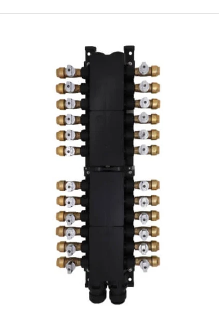 SharkBite  PMO24SB 24 Home Run Manifold with Brass Ball Valves