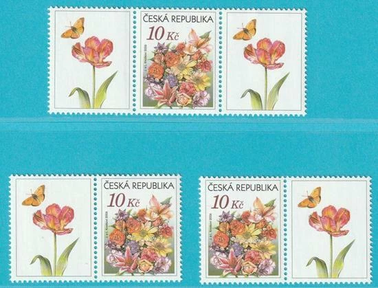 Tschechische Republik aus 2006 ** postfrisch MiNr. 457 I Zf / Zd Grußmarke
