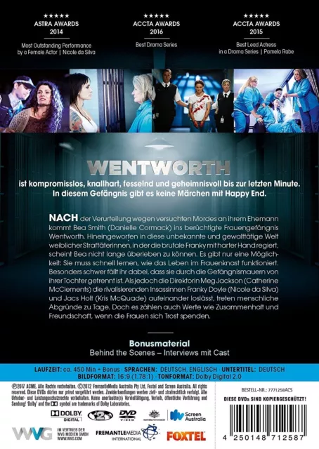 Wentworth - S1 (Danielle Cormack, Nicole Da Silva,...)  4 Dvd Neu 2