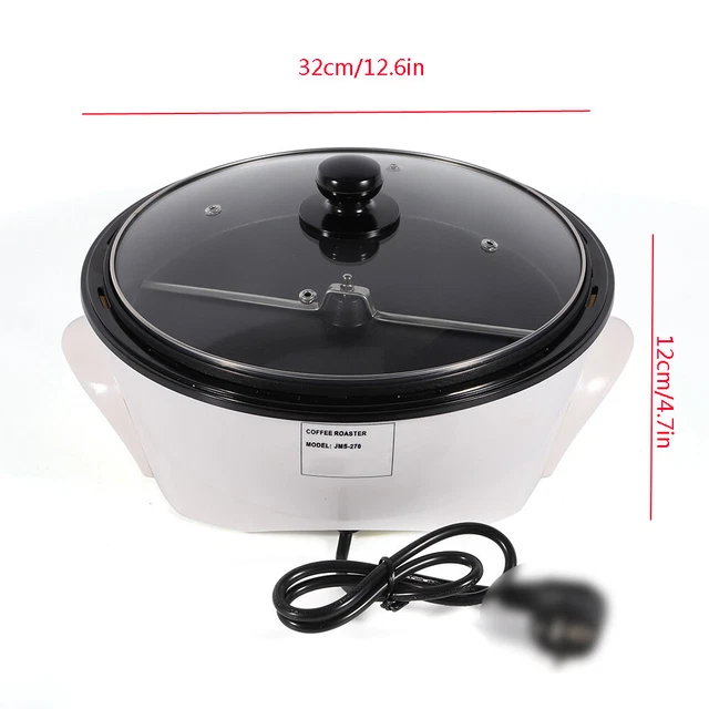 110V 800W Electric Home Coffee Bean Roasting Machine Roaster Baker Non-Stick