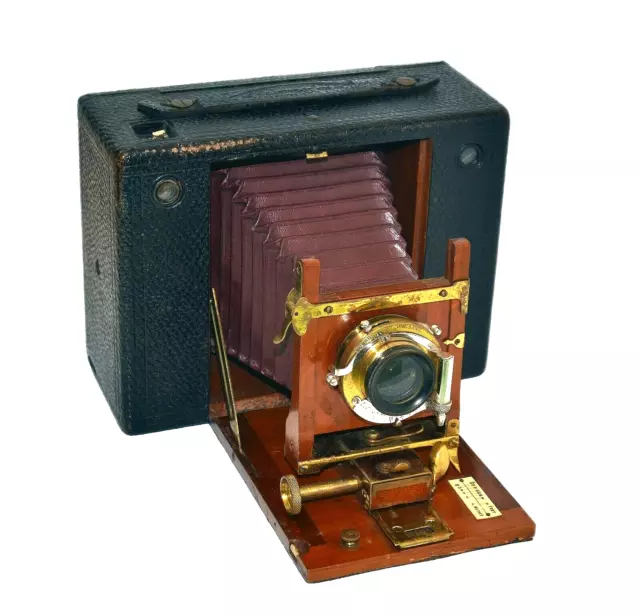 Cartucho Kodak n.o 4 cámara plegable vintage
