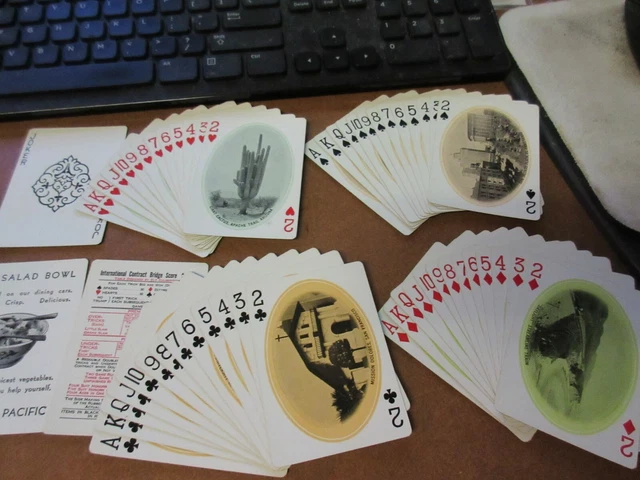 Southern Pacific Railroad / Playing Cards 53 Cards with Case & Booklet