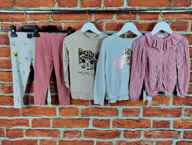 Baby Girl Bundle Age 18-24 Months Next M&S H&M Jumper Cardigan Leggings Set 92Cm