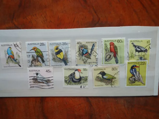 Postage Stamps From Australia Depicting Birds