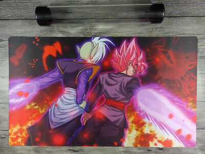 Dragon Ball Son Goku Custom Duel Battlefield Playmat YuGiOh/MTG/VG Mat Free Tube 
