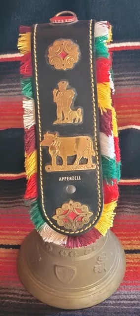 Vintage Brass 11" Swiss Appenzell Cow Bell