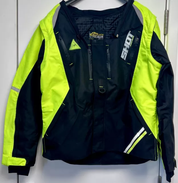 ENDURO JACKET SHOT Flexor Advance Black KTM Neon Orange Factory Seconds 79.99 PicClick UK