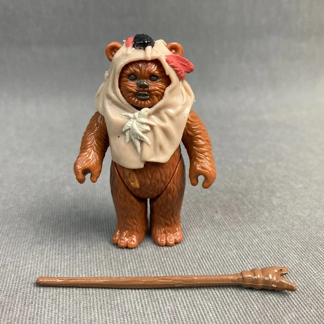 STAR WARS VINTAGE Paploo (Ewoks) Kenner 1983 3,75 REPRO STAFF