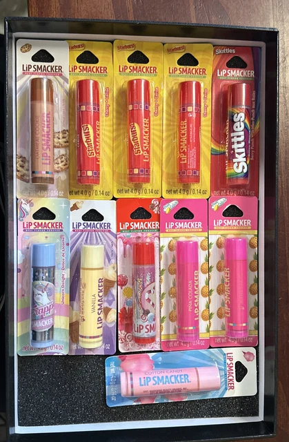 NEW Lip Smackers Lip Balm 0.14 oz Flavor LOT OF 11