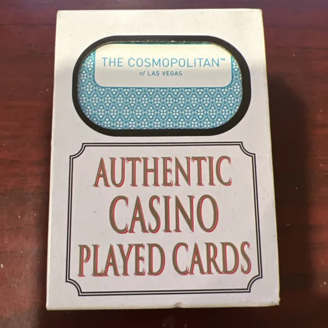 The Cosmopolitan Casino Playing Cards Played Used Deck Las Vegas Nevada
