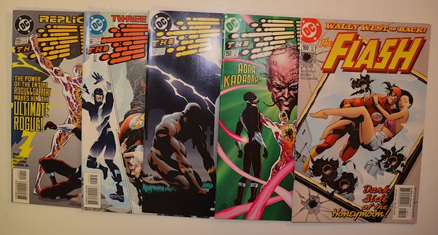 The Flash Lot of 5 #155,156,157,158,160 DC (1999) 2nd Series 1st Print Comics
