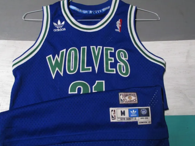 Vintage 90's Minnesota Timberwolves (48/XL) Kevin Garnett #21 Wolves NBA  Basketball Jersey