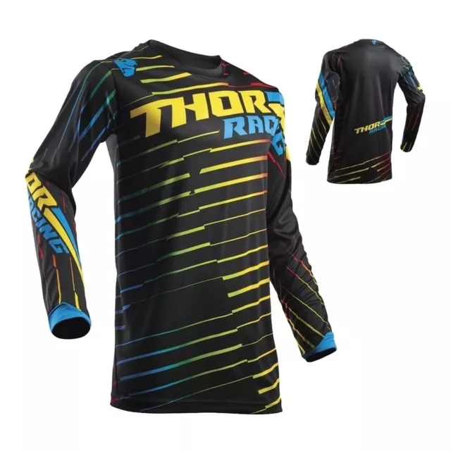 Motocross Shirt Thor Pulse RODGE S8 MX Jersey Quad Offroad Enduro multi