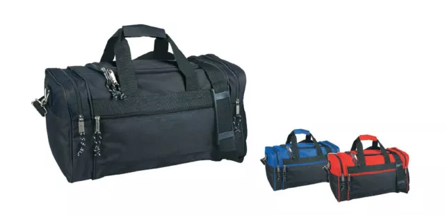 20" Large Duffle Bag Duffel Workout Exercise Travel Gym Bag Blue Red Black Sport