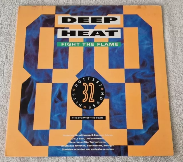 Deep Heat 89 Fight The Flame UK 1989 Double LP Album Vinyl Record Gatefold