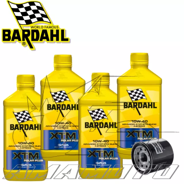 Kit Tagliando Olio Bardahl Xtm 10W40 Triumph Bonneville 800 2005/2006