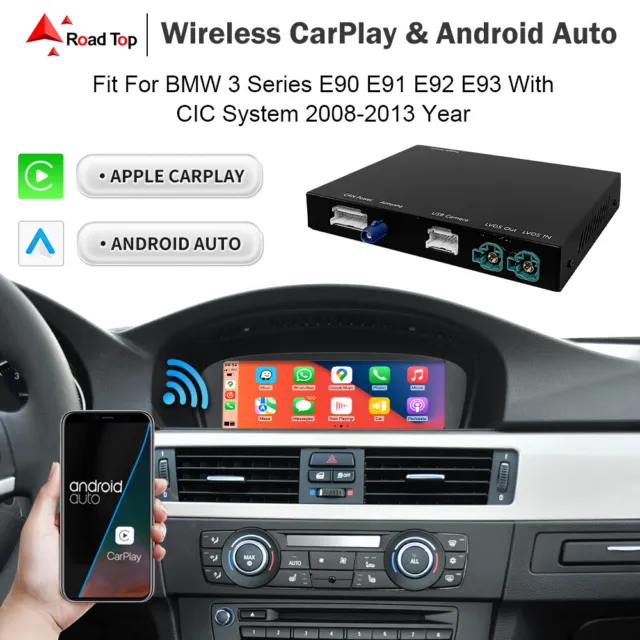 INTERFACCIA AUTO WIRELESS CarPlay Android per BMW E81 E82 E87 E88 E90 E92  E93 EUR 256,29 - PicClick IT