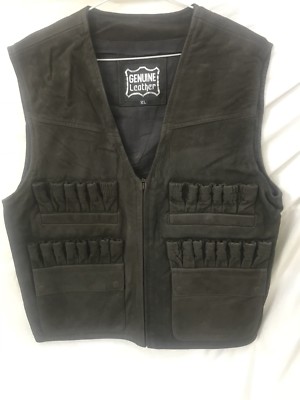 leather shooting vest
