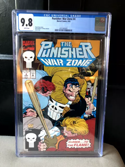 🔑💎🔥 Punisher War Zone #4 CGC 9.8 1992 Marvel  Romita & Klaus Jansen 🔥🔑💎