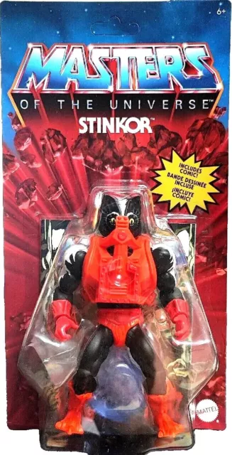 Mattel Masters of the Universe Origins Action Figure 2021 Stinkor 14 cm NUOVO