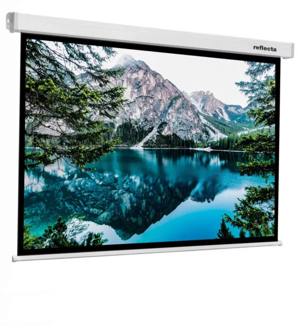 reflecta CrystalLine Heimkino Beamer Rolloleinwand 240 x 240 (236x236)cm 131"