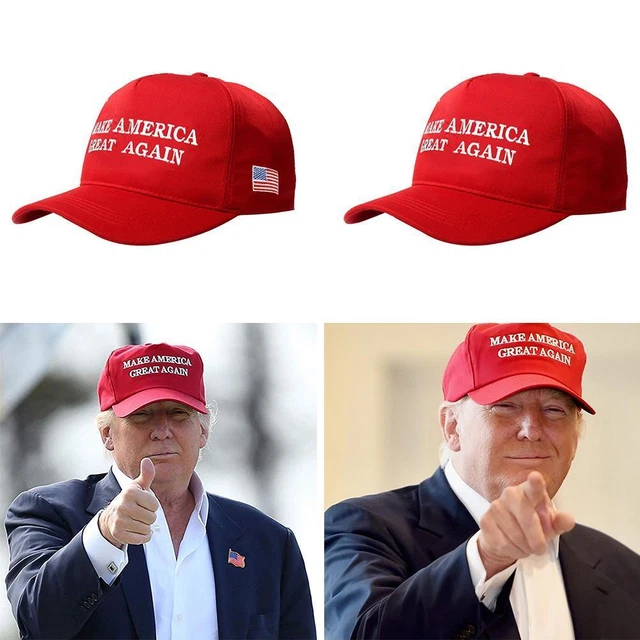 Cappello MAGA Make America Great Again Presidente Donald Trump rosso 2023/
