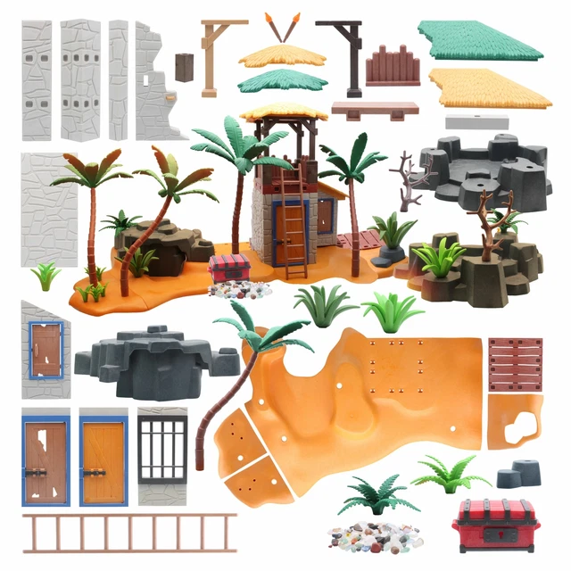 Pièces Détachées Playmobil Pour Ensemble Pirates & Treasure Island – Occasion – Pièces Au Choix