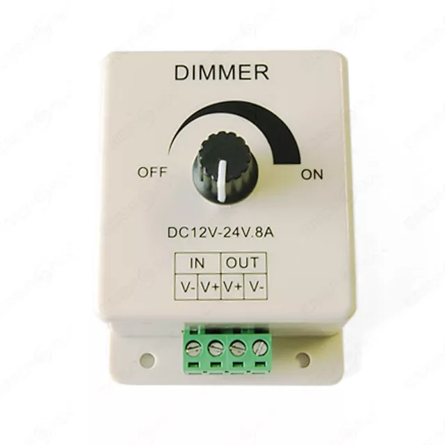 LED Dimmer PWM 12V DC max 8A LED Controller Regler Helligkeitsregler