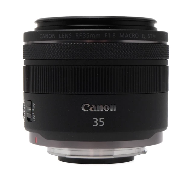Lente Canon RF 35 mm f1,8 Macro IS STM, en caja