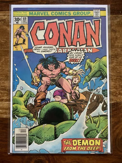Conan The Barbarian 69. 1976. 1st Appearance Of Fallon. Gil Kane Cover Art. FN-