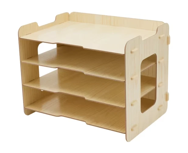 Desk Cabinet Office Crafts Documents Box Shelves Paper Storage Organiser Desktop