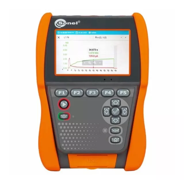 Sonel MIC-2511 Insulation Resistance Tester 2.5kV Leakage Current ESD/EPA Tester