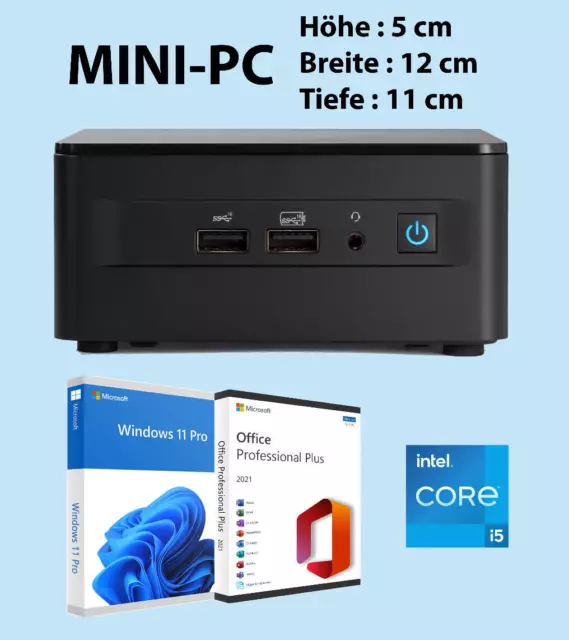 Dell OptiPlex 7060 Micro PC Mini Computers,i5-8600T Up to 3.7GHz,16GB Ram  New 1TB M.2 NVMe SSD,Built-in WiFi 6 Bluetooth 5.2,Refurbished