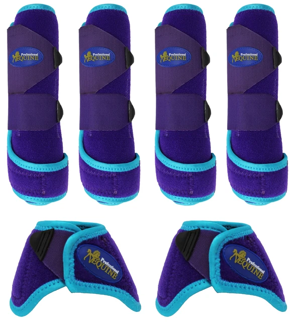 Horse  Professional Equine Sports Medicine Splint NoTurn Boots Bell 4125D
