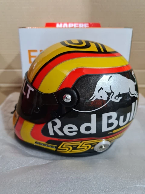 Helmet 1/2 Carlos SAINZ 2018 French GP - Renault F1 Team