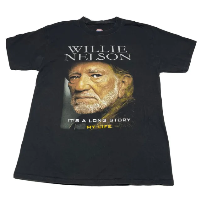 Vintage Willie Nelson T-Shirt Mens Medium Country Music Legend Nashville Hipster